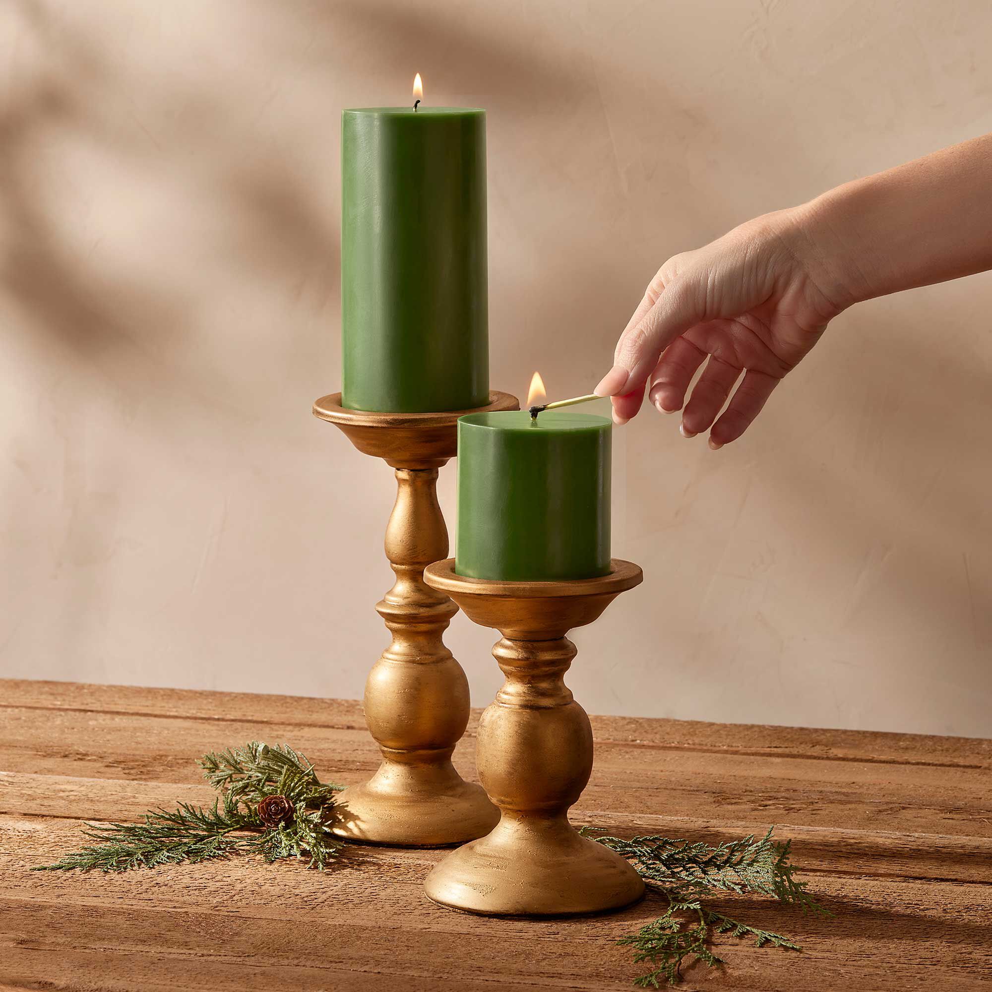 Frasier Fir? Pillar Candle. Large - Image 3