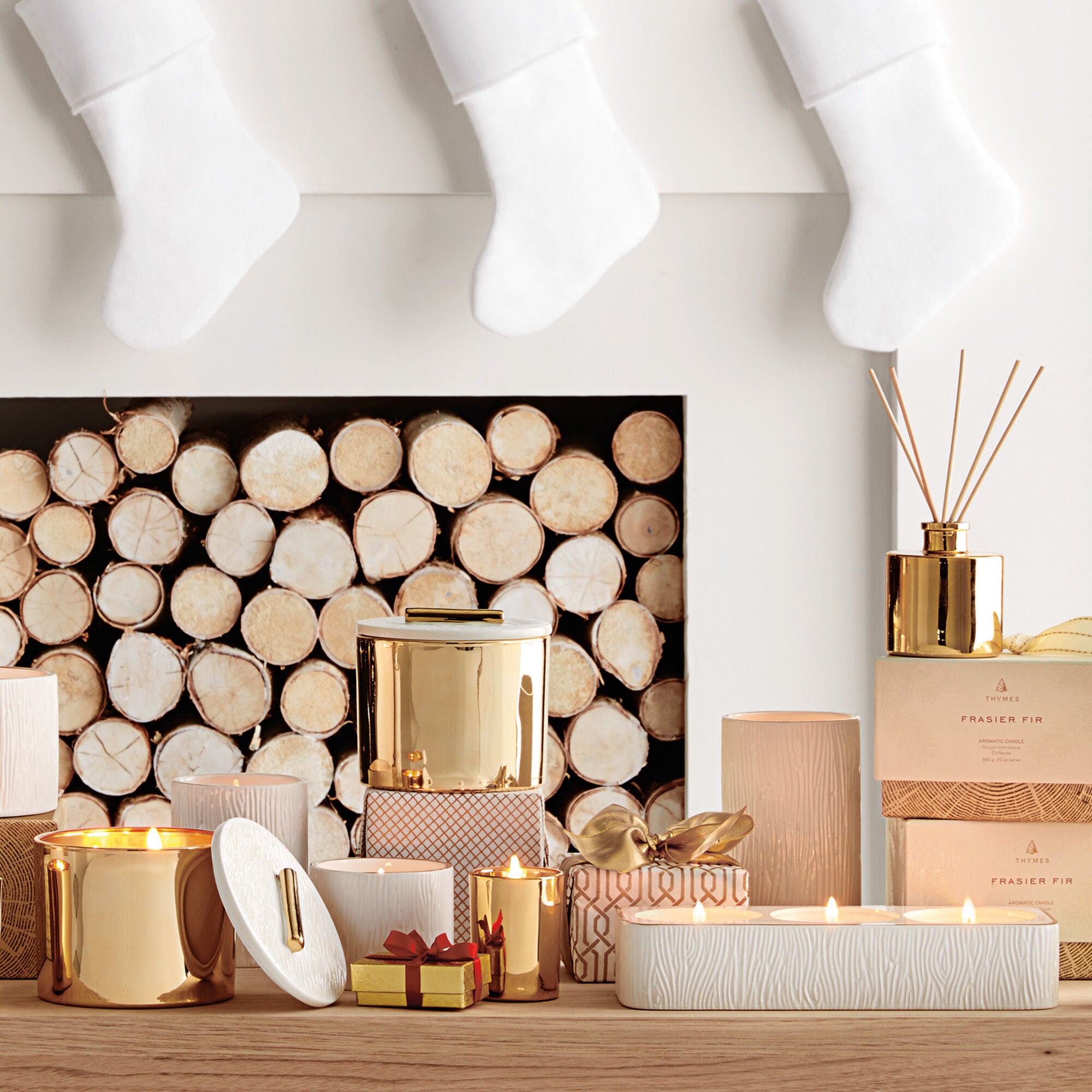 Frasier Fir? Petite Gold Reed Diffuser - Image 3